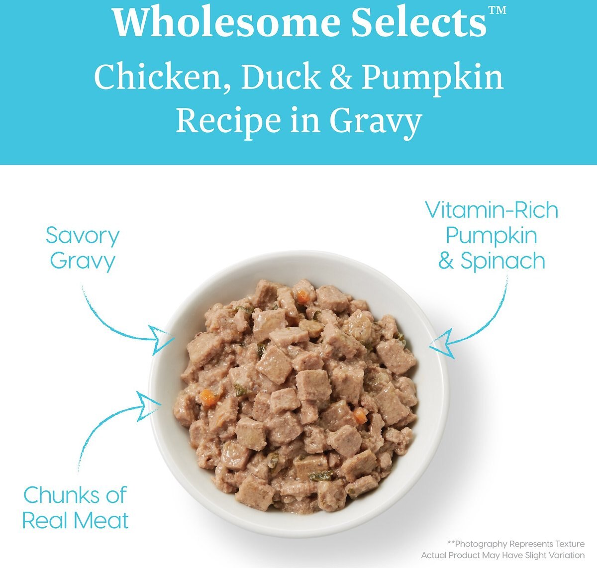 Solid Gold Wholesome Selects with Real Chicken， Duck and Pumpkin Recipe in Gravy Grain-Free Canned Cat Food