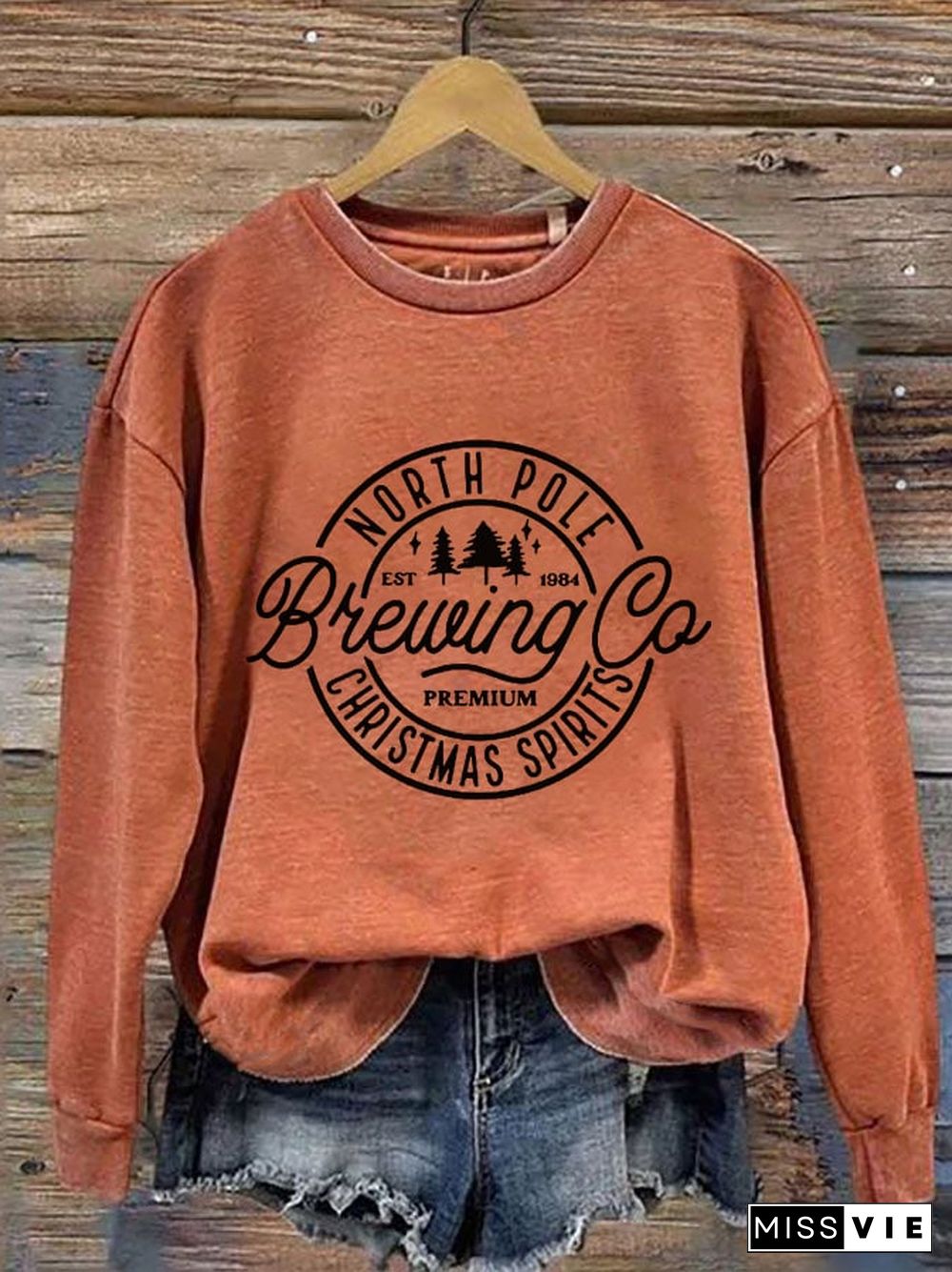 Women's North Pole Brewing Co Printed Sweatshirt