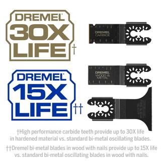 Dremel Universal Carbide BiM HCS Oscillating Multi-Tool Blade Kit (7-Piece) MM497U