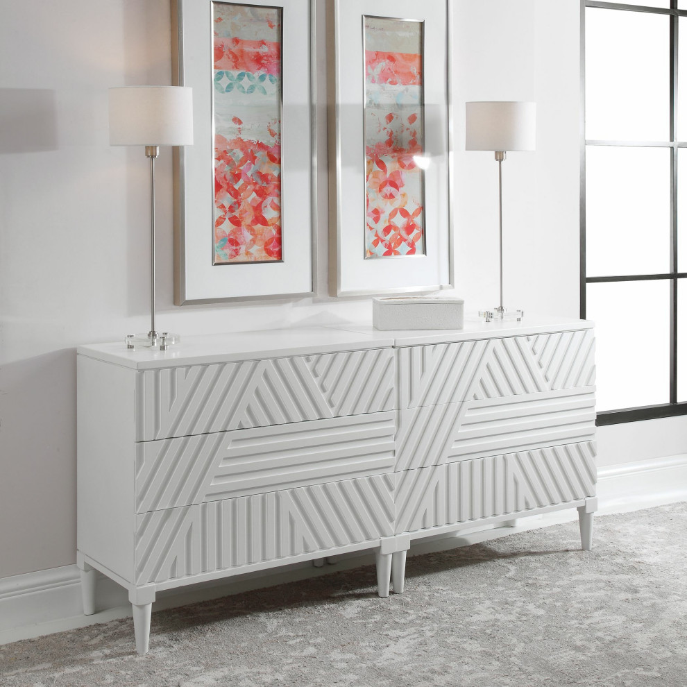 Colby Drawer Chest   Midcentury   Accent Chests And Cabinets   by HedgeApple  Houzz