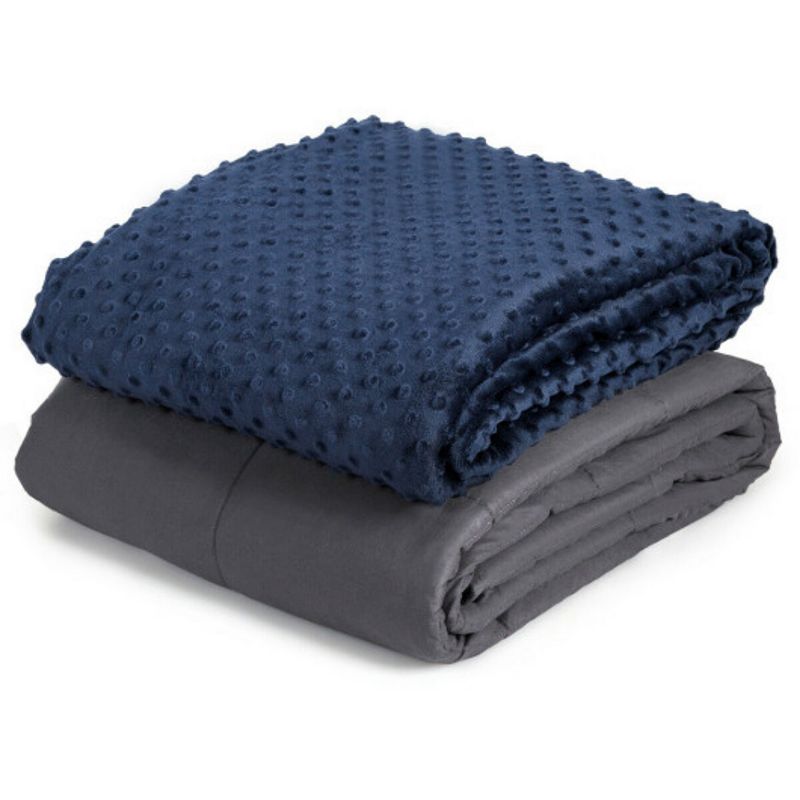 Blanket with Removable Soft Crystal Cover