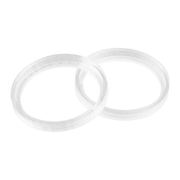 Unique Bargains Car Speaker Spacer Ring Transparent Acrylic