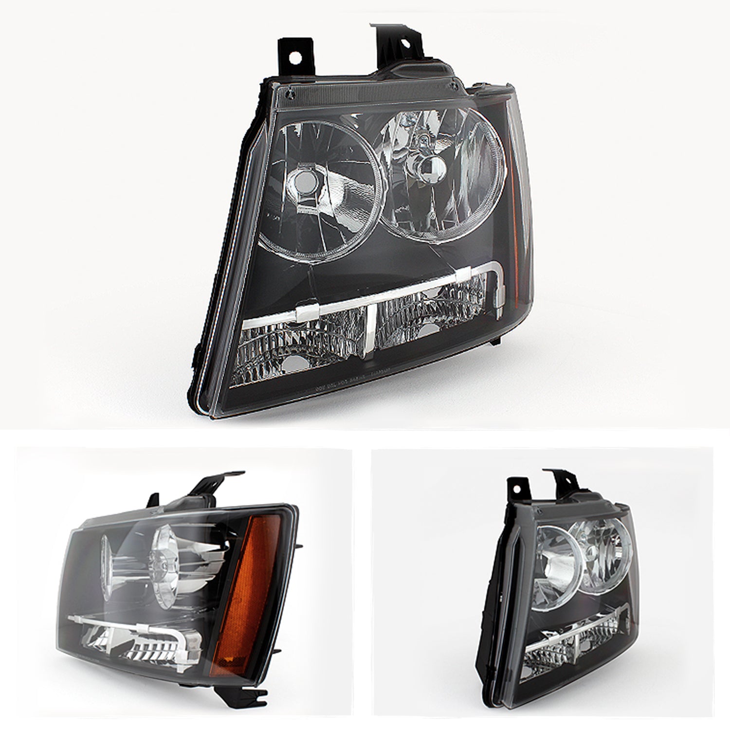 Fit 2007-2014 Suburban Tahoe Headlights Lights Avalanche 2008 2009 2010 2011