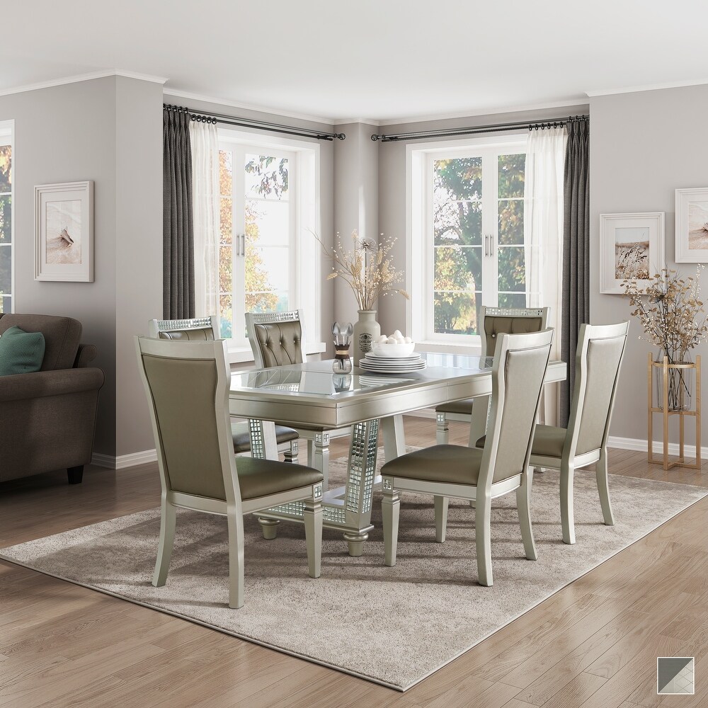 Abene 5 Piece Extendable Dining Set