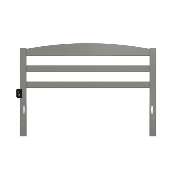 Warren Arched Horizontal Slat Wood Headboard - - 34337920