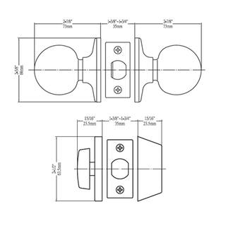 DELANEY HARDWARE 5-Fairfield Edged Oil Rubbed Bronze Rd Knob Entry Door Locks and 5-Edged Oil Rubbed Brz Sgl Cyl Deadbolts All Key Alike KIT#KR3007-PP