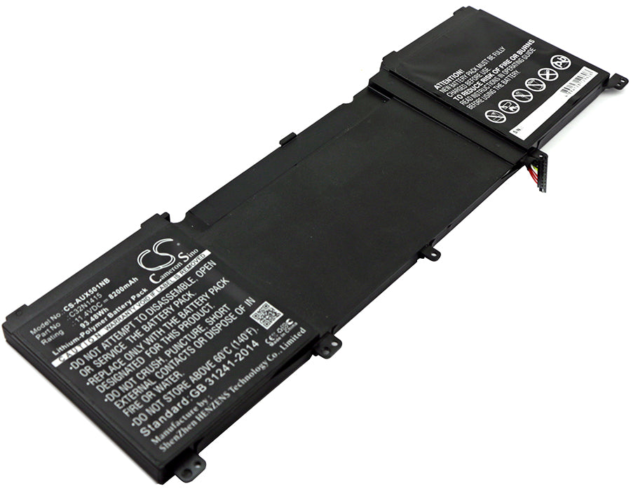 Asus G501JW G501JWBHI7N12 G501JWCN030H G501JWCN Replacement Battery BatteryClerkcom Laptop and Notebook