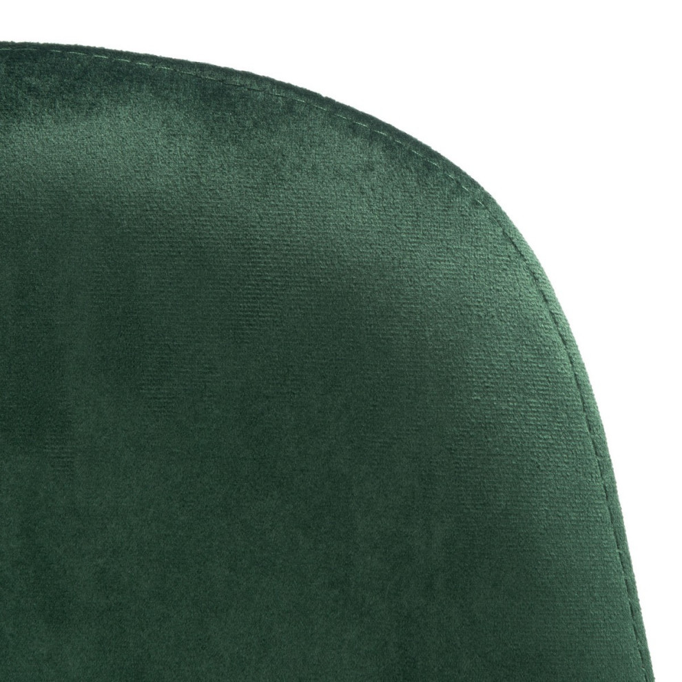 Alexi Dining Chair set of 2 Green / Black   Midcentury   Dining Chairs   by AED Luxury Home Decor  Houzz