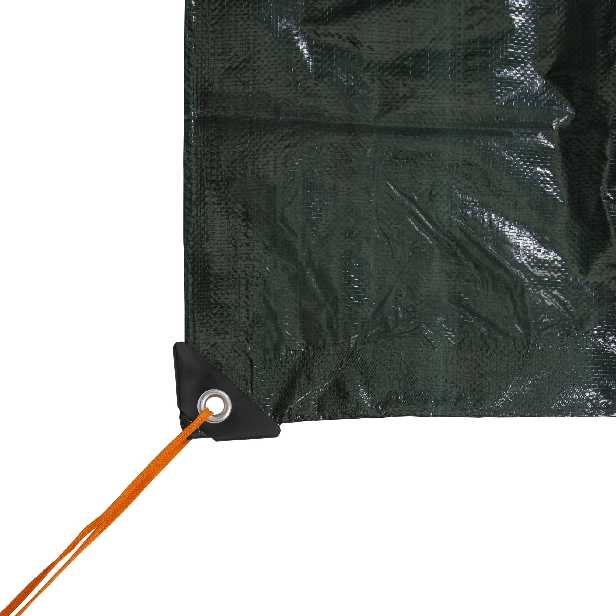 Stansport Medium-Duty Rip-Stop Tarp 8' x 10' - Dark Green