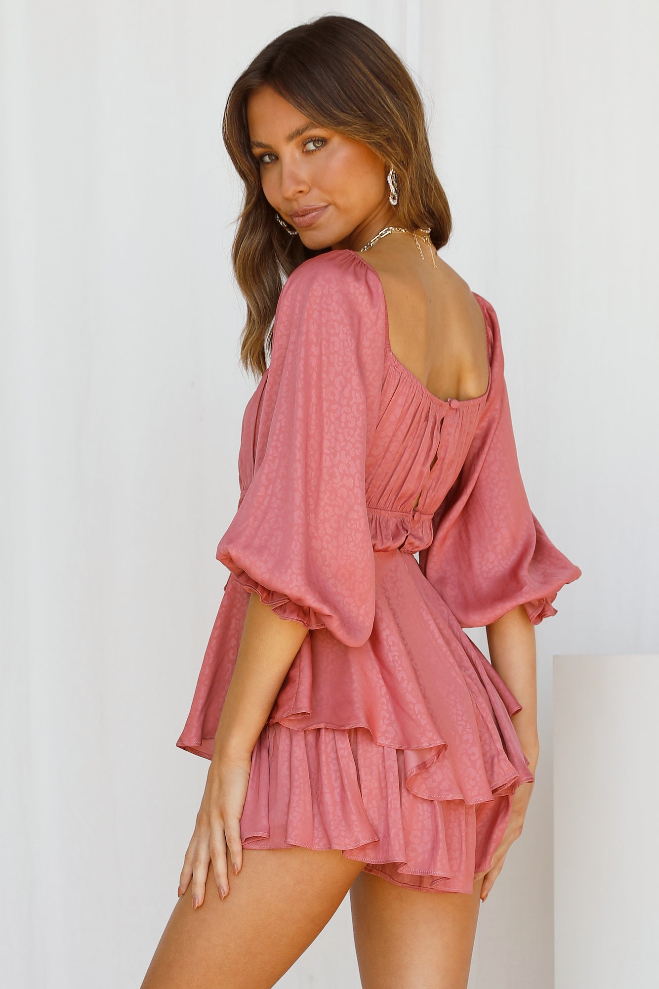 Sirens Calling Romper Blush