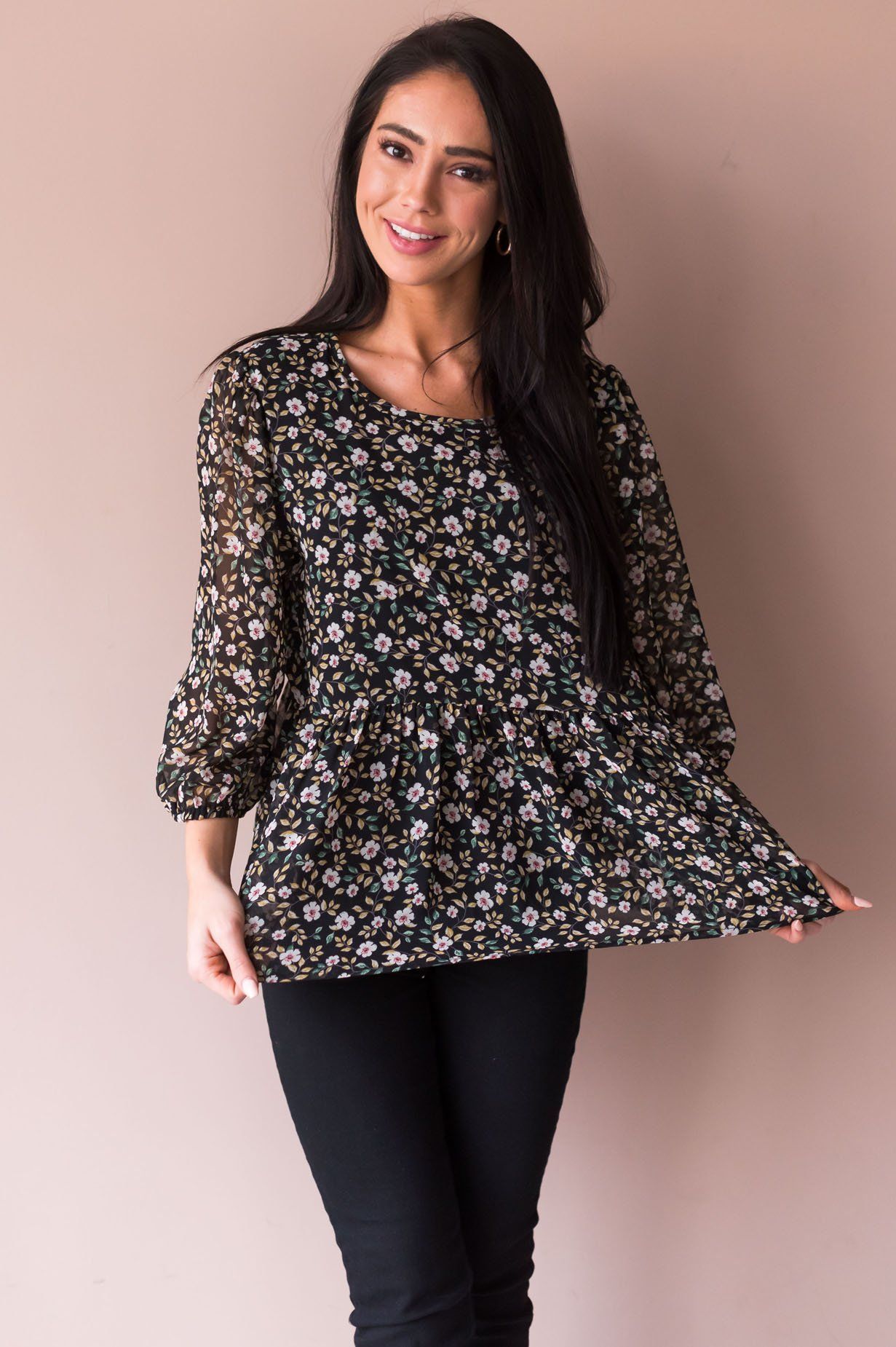 Every Little Thing Modest Blouse