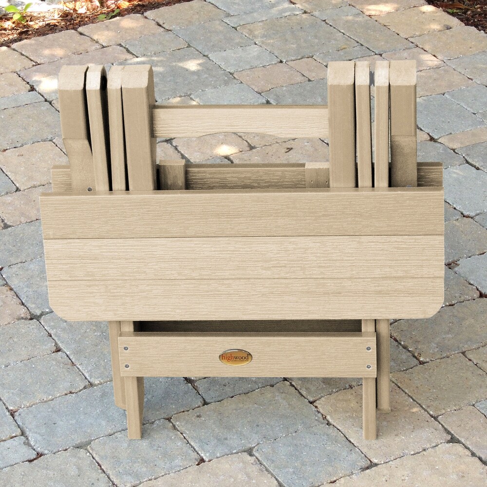 Outdoor Folding Adirondack Table