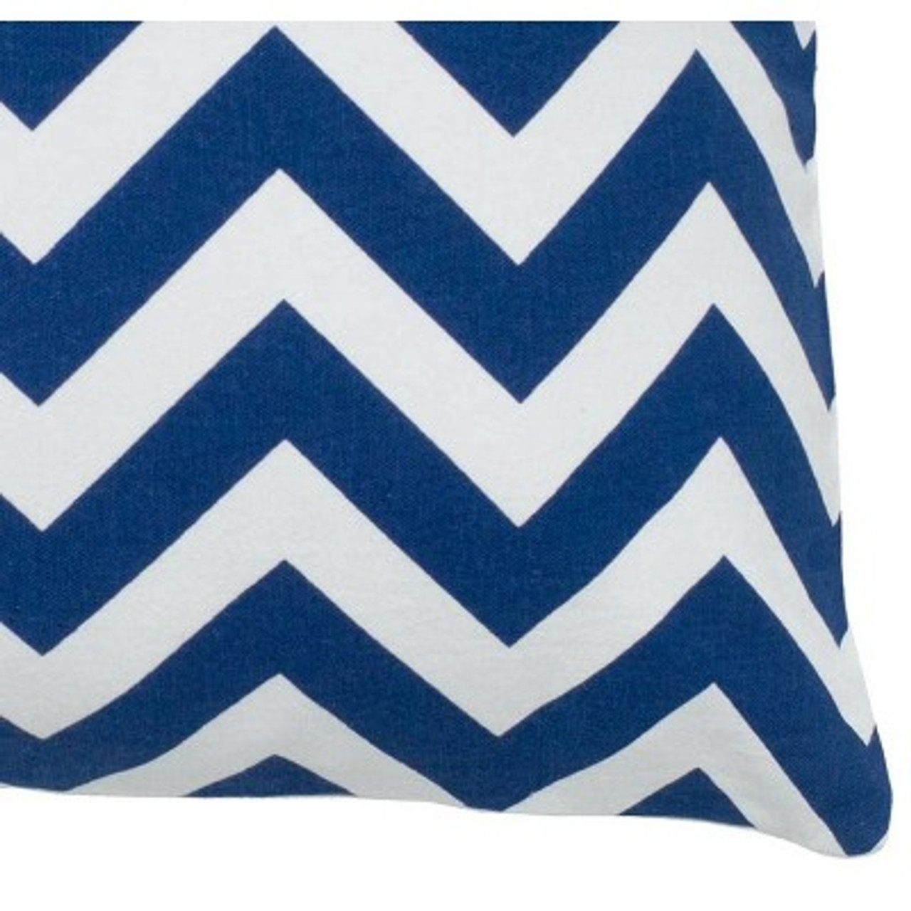 18x18 Poly Filled Chevron Square Throw Pillow Navy - Rizzy Home