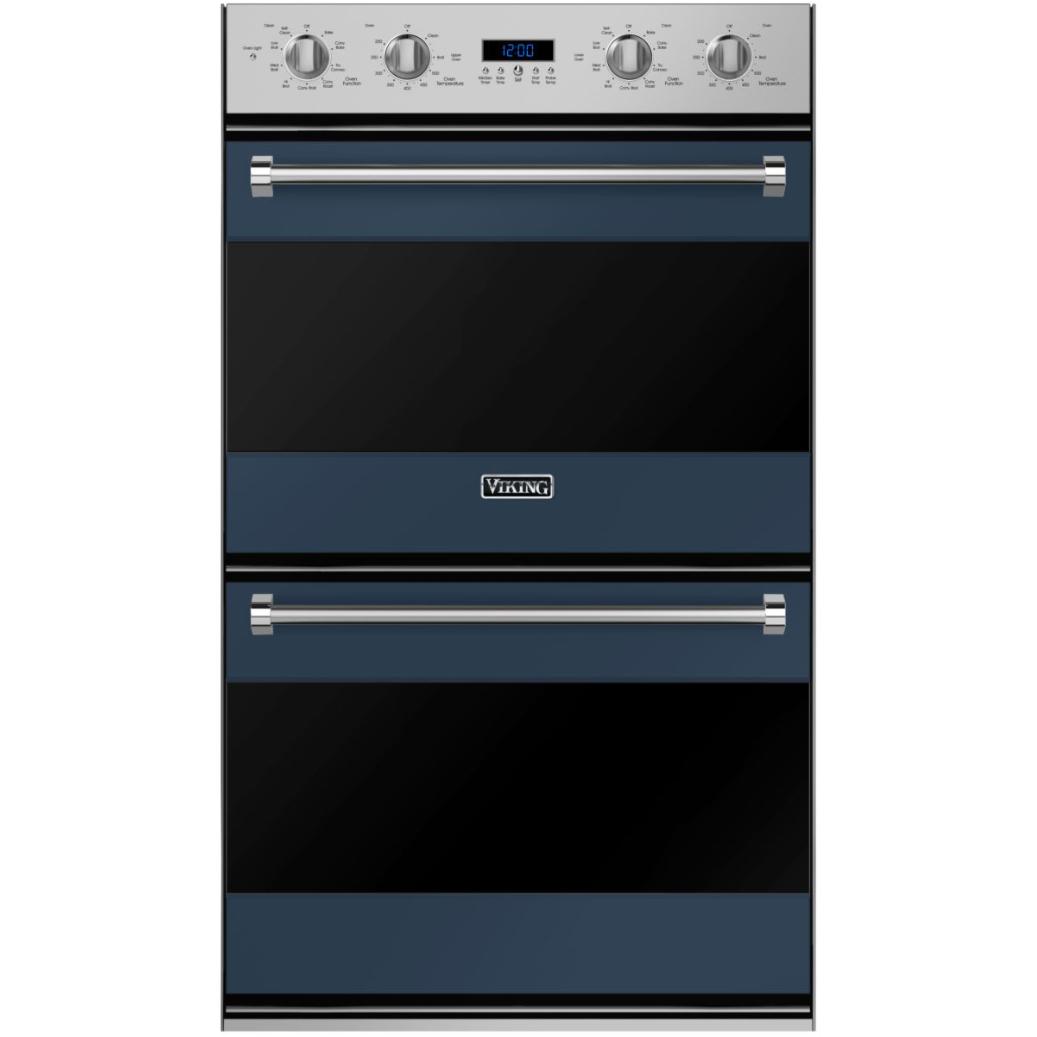 Viking 30-inch, 8.6 cu.ft. Built-in Double Wall Oven with TruConvec Convection Cooking RVDOE330SB