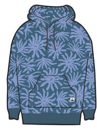 Arame Organic Cotton Hoodie - Seaweed Blue Steel