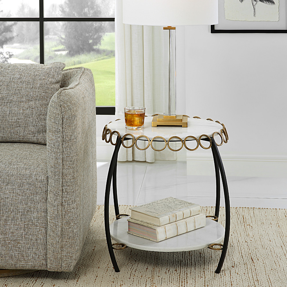 Chainlink Side Table   Side Tables And End Tables   by Uttermost  Houzz