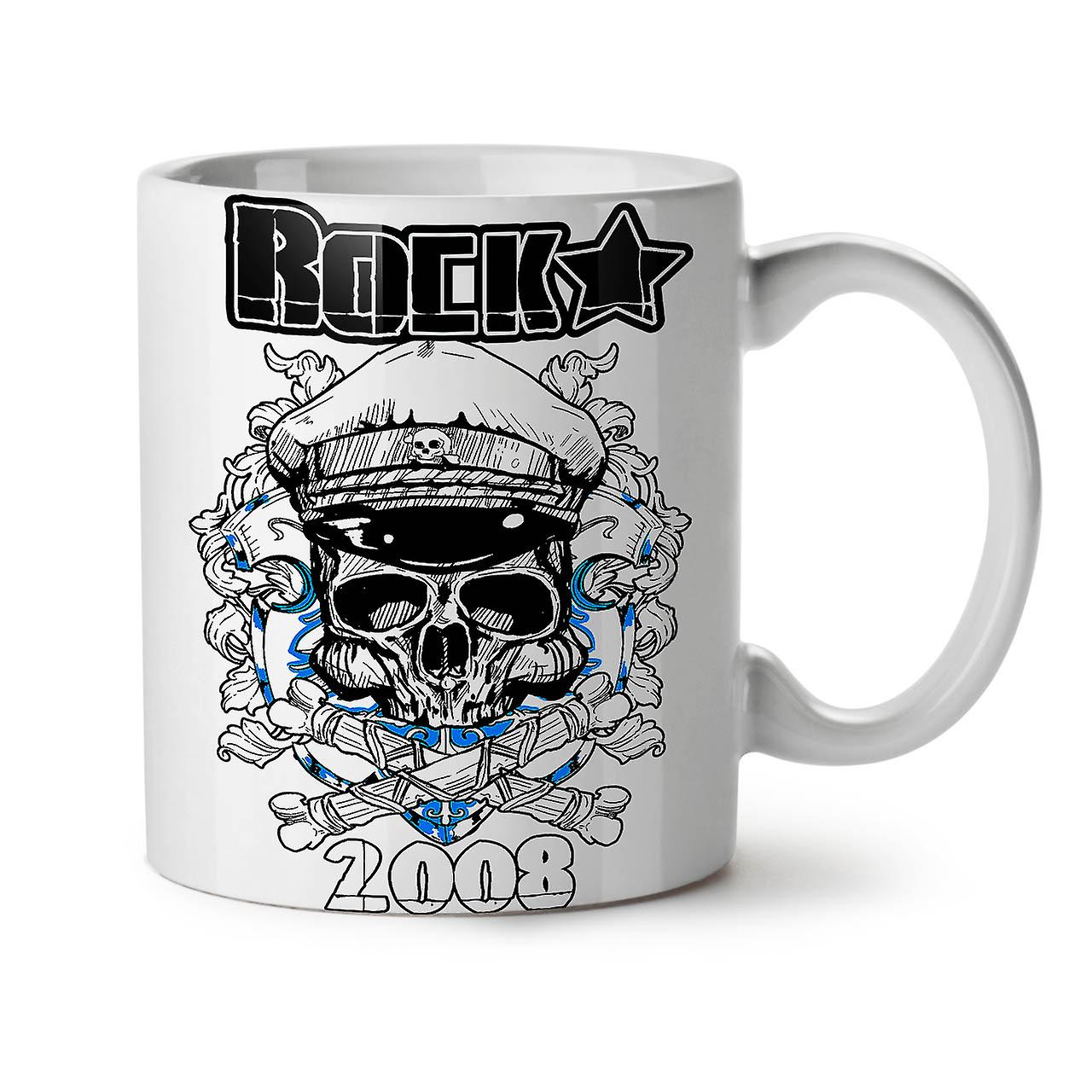 Rock Music Death Skull NEW White Tea Coffee Ceramic Mug 11 oz | Wellcoda