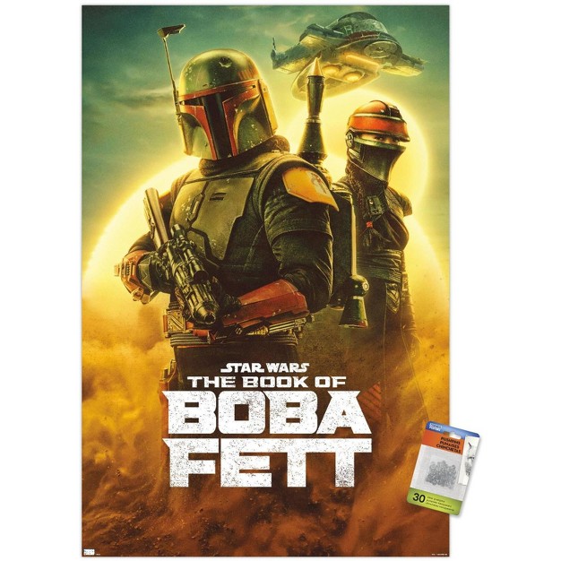 Trends International Star Wars The Book Of Boba Fett Key Art Unframed Wall Poster Prints