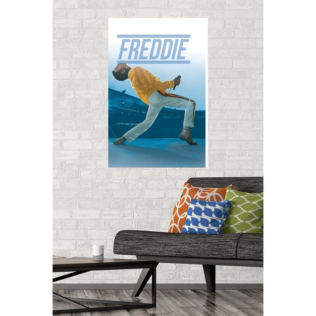 Trends International Queen Freddie Mercury Live Unframed Wall Poster Prints