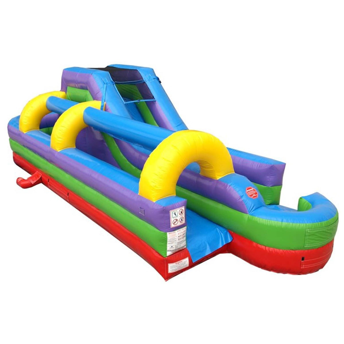 TentandTable Commercial Inflatable Water Slide with Slip n Slide Combo, Retro with Blower, 34'