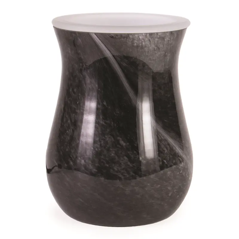 Marbled Swirl Black Glass Illumination Fragrance Warmer