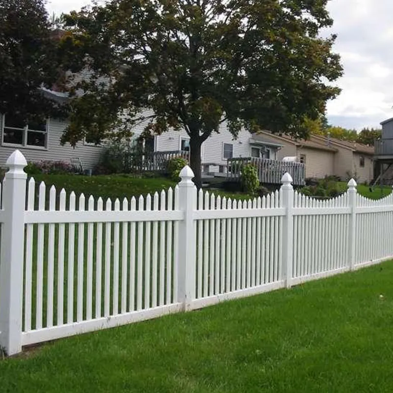 Easily Assembled Factory Directly Supply White Plastic Vinyl pvc fence panels Decorative Small Picket Fence for Garden Home