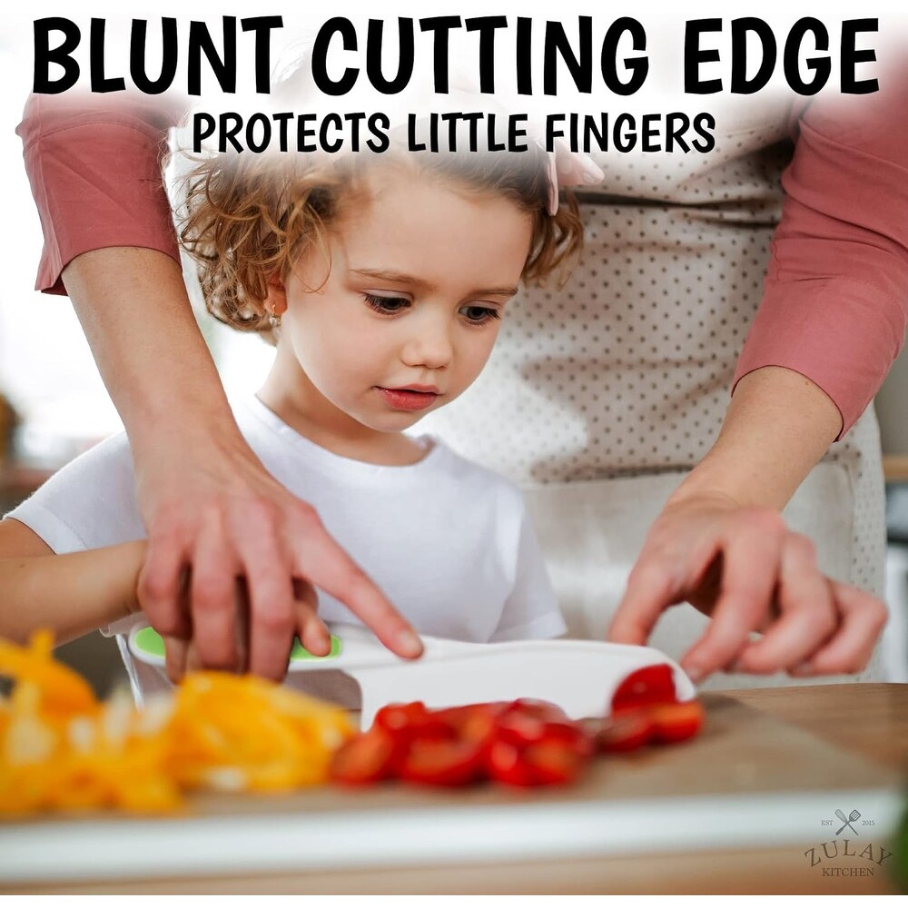 Zulay Kitchen Kids Knife Set for Cooking and Cutting