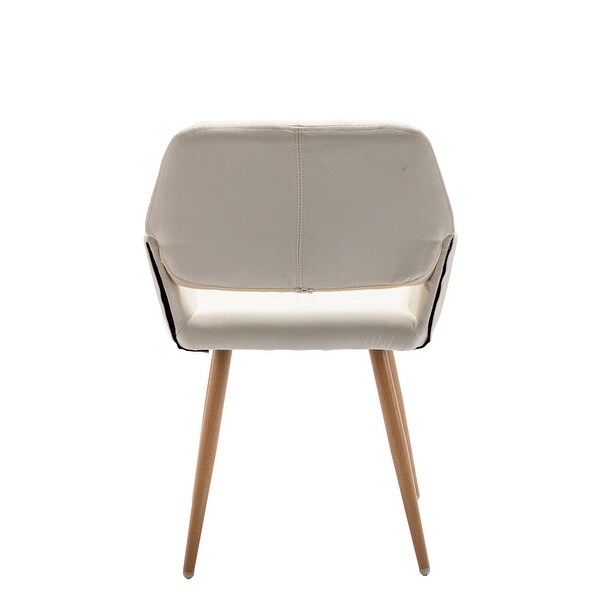 Modern Accent Chairs Fabric Upholstered with Metal Legs