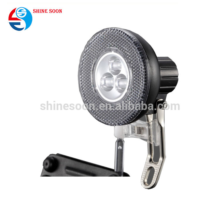 Bicycle Accessories Electric Parts China Supplier  White LED Bicycle Front Light For MTB/Road Bike/City Bike