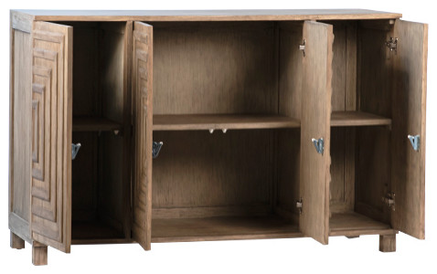 Drennan Reclaimed Wood Sideboard   Transitional   Entertainment Centers And Tv Stands   by Terra Nova Designs  Inc.  Houzz