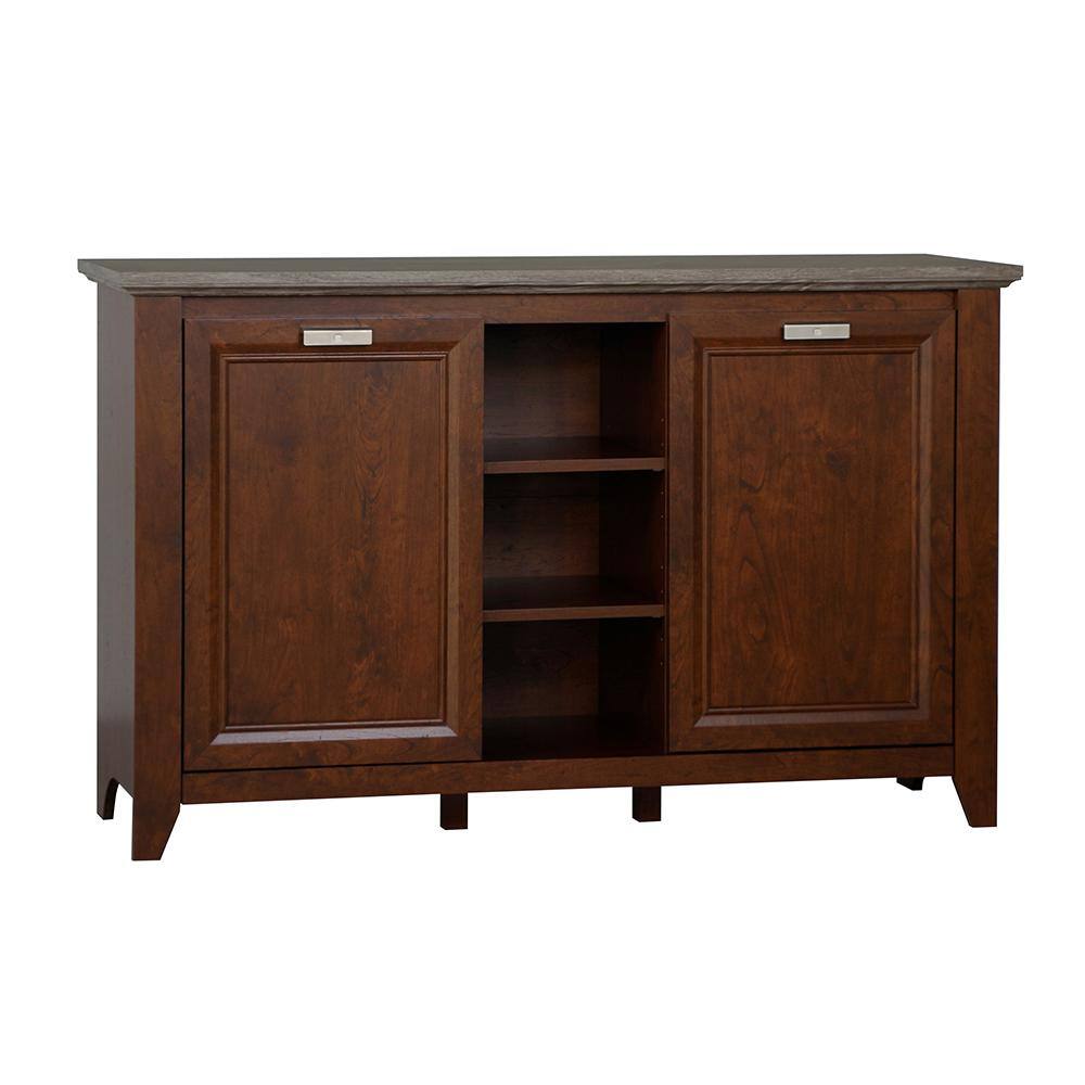 SAINT BIRCH Kenneth Cherry and Gray Oak File Cabinet SBSD4225CFCG