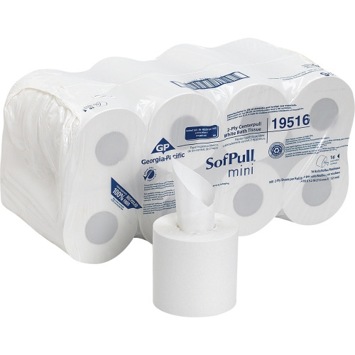 Georgia Pacific Sofpull Centerpull Mini Toilet Paper by GP Pro  GPC19516