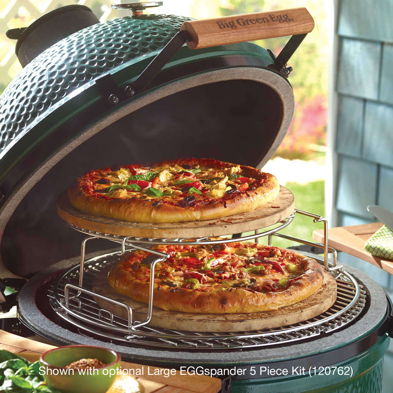 Big Green Egg Ceramic Natural Pizza Stone 1 pk