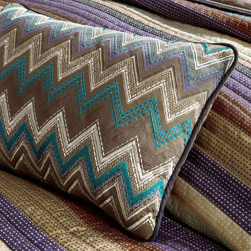 Madison Park Sequoia Quilt Set with Throw Pillows