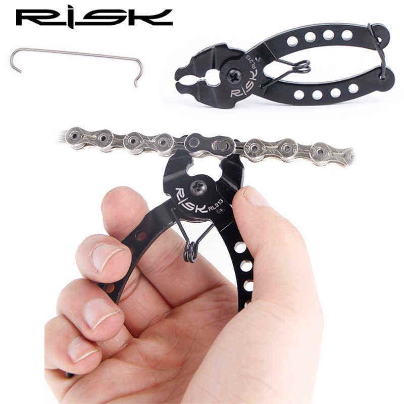 RISK Mini Bike Chain Quick Link Removal Tool with Hook Up MTB Road Cycling Bike Chain Pliers Kit Clamp Multi Repair Tool MTB Kit