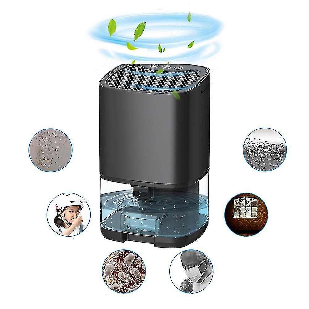 Dehumidifier For Home， Portable Ultra Quiet Mini Dehumidifiers Against Moisture Mold