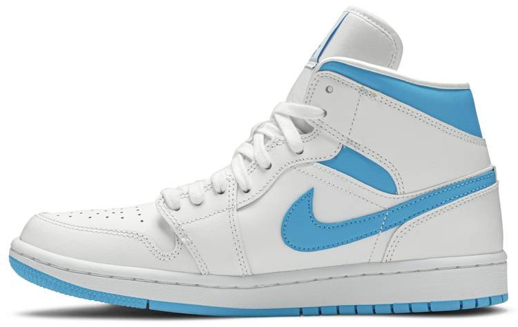 Wmns Air Jordan 1 Mid 'UNC' BQ6472-114