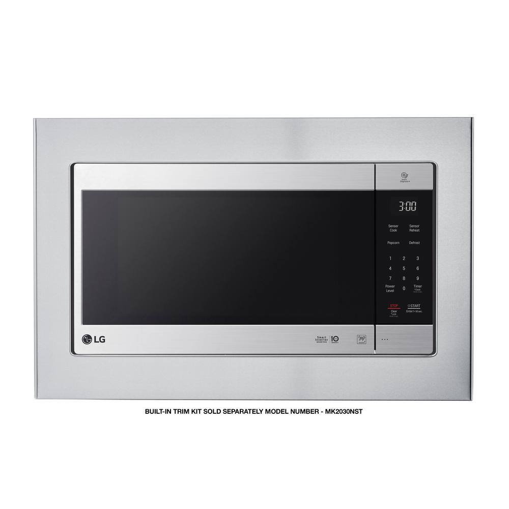 LG Electronics LMC2075ST NeoChef 24 in. Width 2.0 cu.ft. Stainless Steel 1200-Watt Countertop Microwave