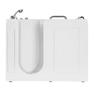 Empava 53 in. Left Drain Quick Fill Alcove Rectangular Walk-in Whirlpool Bathtub with Left Side Door in White EMP-WIT02