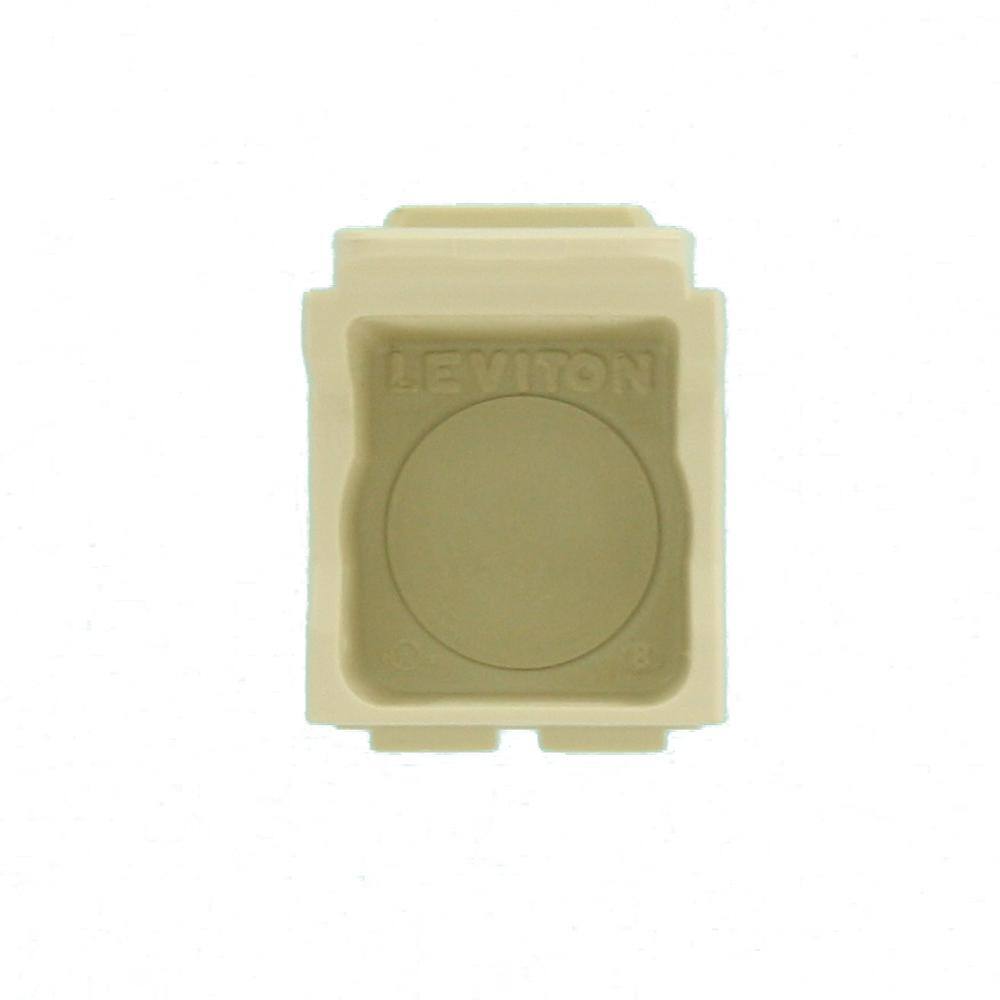 Leviton QuickPort Blank Inserts Ivory (10-Pack) 41084-BI