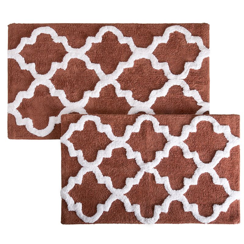 Portsmouth Home 2-piece Trellis Bath Mat Set