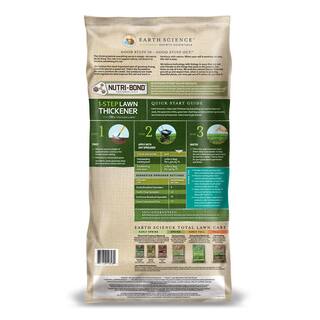 EARTH SCIENCE 12 lbs. 1-Step Lawn Thickener All-In-One Grass Seed and Fertilizer Tall Fescue Overseeding Mix 11878