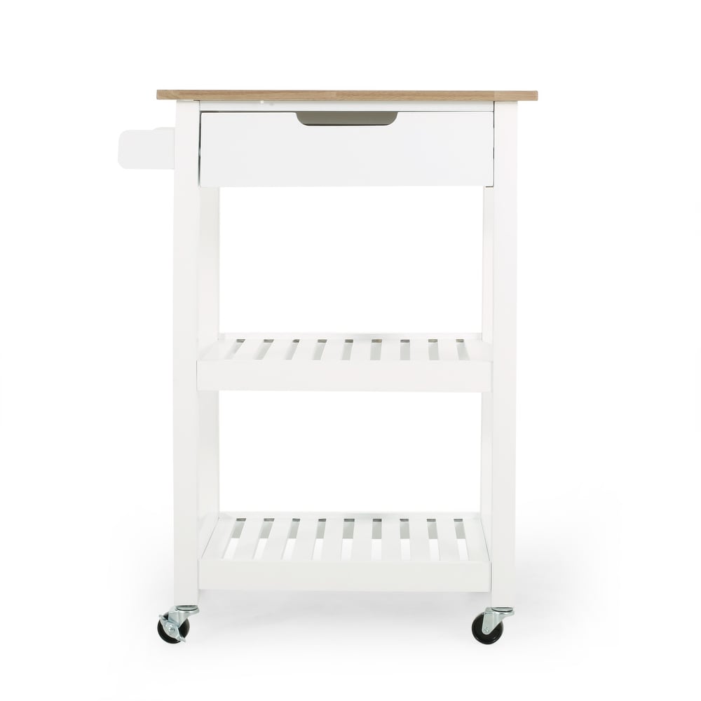 Dade Kitchen Cart with Wheels by Christopher Knight Home