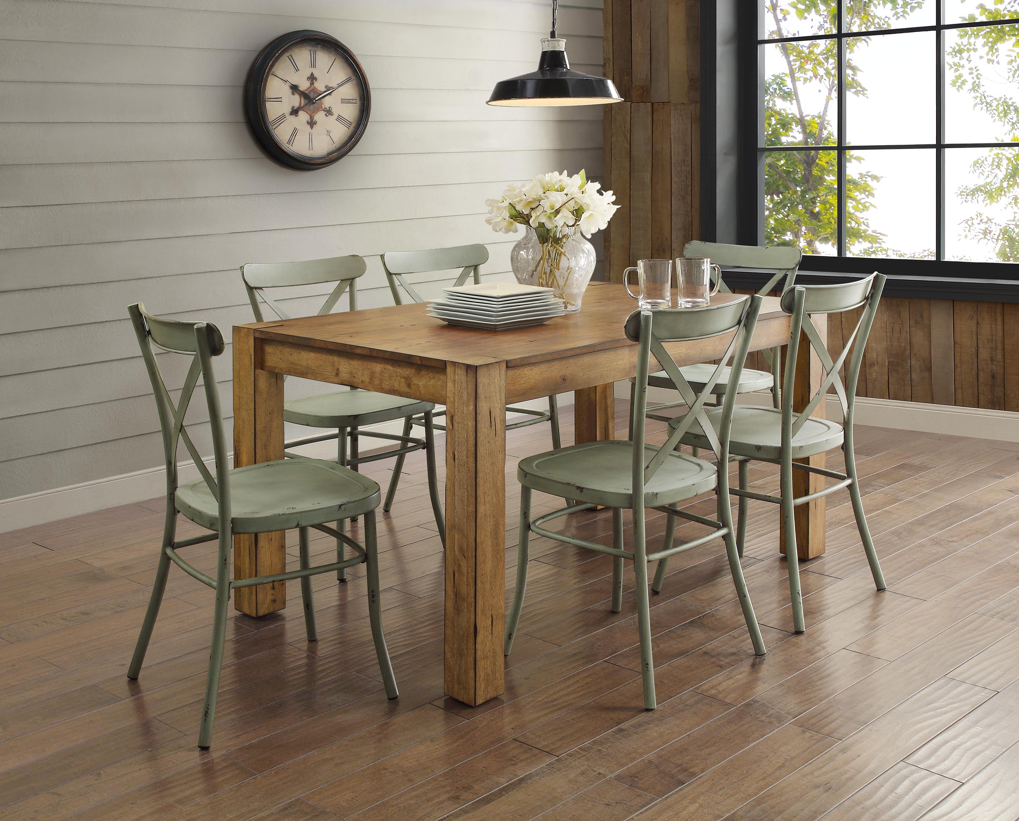 Better Homes & Gardens Bryant Solid Wood Dining Table, Rustic Brown