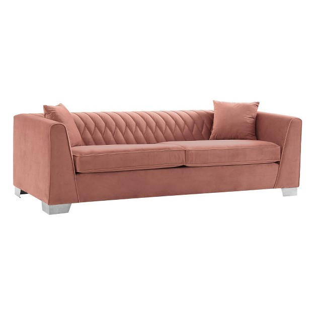 Cambridge Contemporary Sofa Steel blush Armen Living