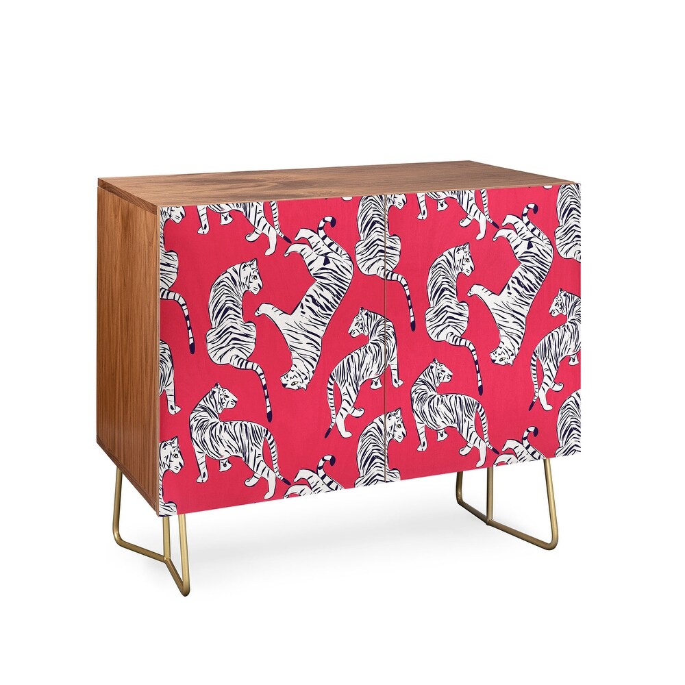 Ninola Design Christmas Holiday Botanical Made to Order Credenza Cabinet