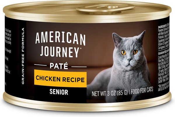 American Journey Senior Pate Chicken Recipe Canned Cat Food