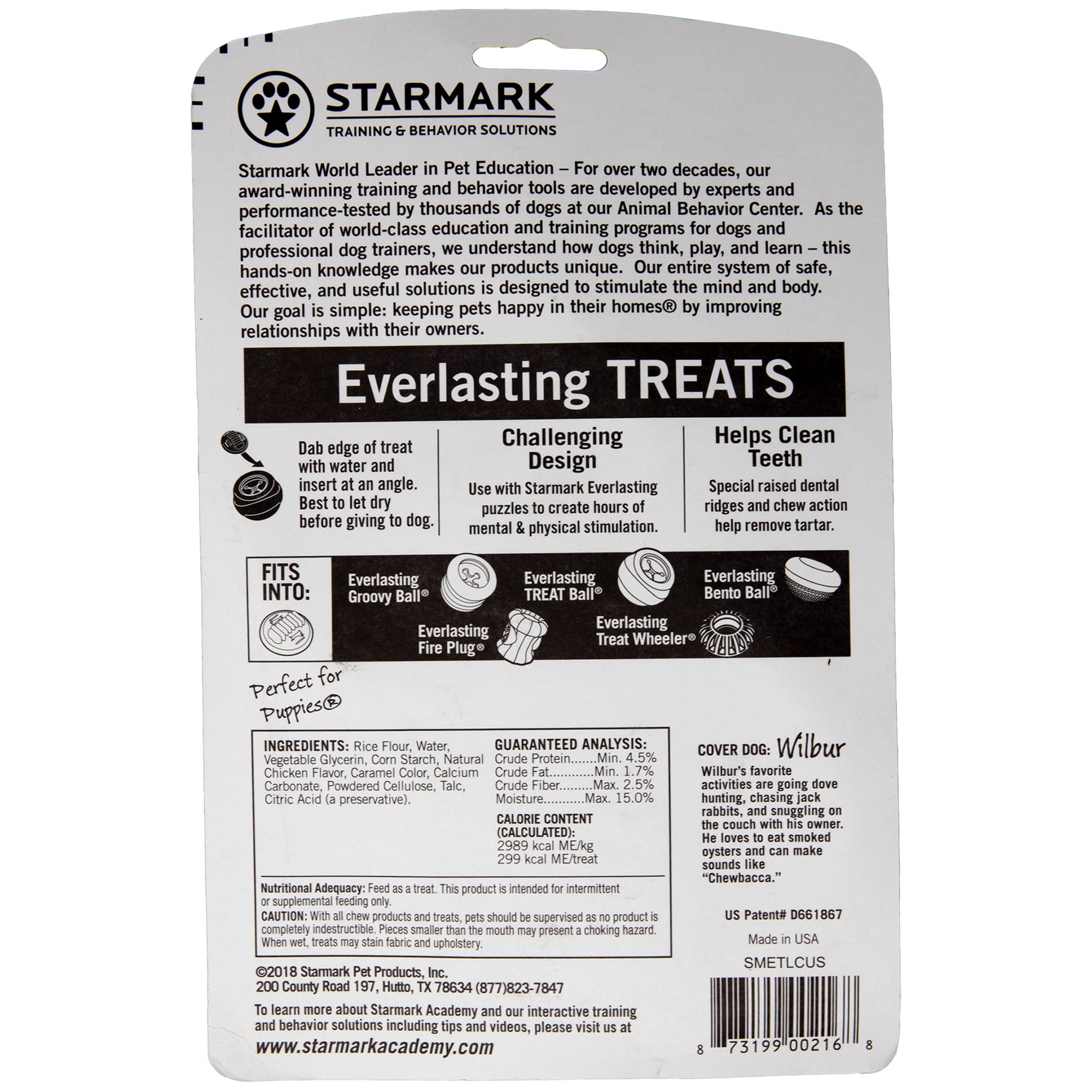 STARMARK Everlasting Chicken Dog Treats， 7 oz.