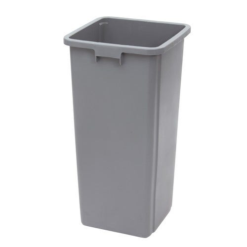 Value Series Tall Square Trash Can， 23 Gallon