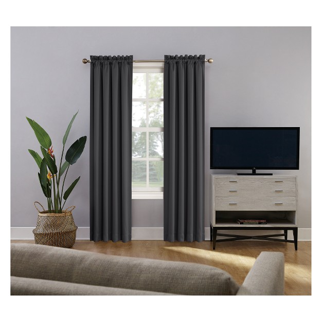 Oslo Theater Grade Extreme Blackout Rod Pocket Curtain Panel Sun Zero